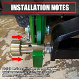 Quick Hitch Adapter Bushings, 2 Pair of Quick Hitch Bushing Kit Heavy Duty Steel Fits for Cat 1 3-Point Tractors Use with Quick Hitch System