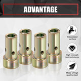 Quick Hitch Adapter Bushings, 2 Pair of Quick Hitch Bushing Kit Heavy Duty Steel Fits for Cat 1 3-Point Tractors Use with Quick Hitch System