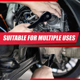 61Pcs 3/8" Socket Set, Drive Deep Impact Socket Set, Including 3 ", 6" Impact Extension Bar, Standard SAE (5/16 to 3/4”) and Metric (8Mm-22Mm),Cr-V Steel