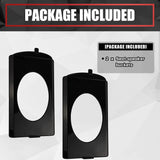 Speaker Brackets behind Seat 6X9 Fit for Chevy C10 1973-1987 Squarebody for 6X9 Speaker, Black