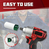 4Pcs 1/2" Drive Metric Impact Socket Set, CR-MO, 17Mm, 19Mm, 21Mm, 22Mm