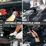 21Pcs 3/8" Socket Set,Drive Impact Socket Set, SAE, Deep & Shallow, Cr-V Steel, 6 Point with Adapters, 72T Ratchet Handle, 5/16-7/8Inch