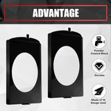 Speaker Brackets behind Seat 6X9 Fit for Chevy C10 1973-1987 Squarebody for 6X9 Speaker, Black