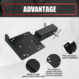 Universal Trailer Hitch Winch Mounting Plate with 2" Receiver , Winch Bracket Winch Mounting Plate for ATV UTV Winch Bracket Mounting Bracket