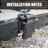 4Pcs 18000Lbs Heavy Duty Removable D Ring Stake Pocket Tie down for Utility Trailers and Flatbeds Equipped with Stake Pockets Stake Pocket D-Rings