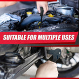 83Pcs 1/4" Socket Set,Drive Impact Socket Set, Sae/Metric, Deep & Shallow, Cr-V Steel, 6 Point with Adapters, 72T Ratchet Handle, Extension Bars,Screwdriver Bits,4-15Mm,5/32-9/16 Inch