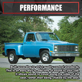 Speaker Brackets behind Seat 6X9 Fit for Chevy C10 1973-1987 Squarebody for 6X9 Speaker, Black