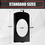 Speaker Brackets behind Seat 6X9 Fit for Chevy C10 1973-1987 Squarebody for 6X9 Speaker, Black