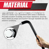 13PCS Hex Key Set,Jumbo Allen Wrench Set, Metric 2-19Mm, Precision Hex Key Set, S2, BLACK, Jumbo Hex Key Allen Wrench Set for Professional Use