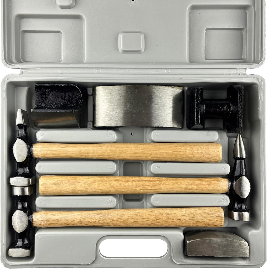 7PCS Auto Body Repair Kits, Carbon Steel, Car Fender Repair Tools, Car Body Dent Repair Kit for Collision Repair