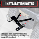 Lawn Mower Trailer Towing Hitch, Garden Tractor Pro Hi Hitch Fit for John Deere Cub Cadet Husqvarna Riding Mowers Trailer Hitch for Lawn Mower