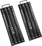 160Pcs ABS Socket Organizer Driver Socket Holder,Abs Tools-Socket Holder,1/4-Inch X 52 Clips,3/8-Inch X 60 Clips, 1/2-Inch X 48 Clips,Premium Quality Socket (2 Pack)