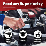 95PCS 3/8” Drive Impact Socket Set,Socket Wrench Set,Include Ratchet Handle, Adapter, Extension Bar, Spark Plug Socket, 1/4" Bits,Metric/Sae,Deep/Shallow,6-Point,Cr-V Steel