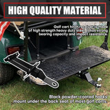 Golf Cart Trailer Hitch, Trailer Hitch, Golf Cart Hitch with 2 Inch Receiver Fit for Backseat Footrestclub Car, EZGO, Yamaha