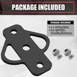 3-Way Trailer Hitch Adapter with Bolt Receiver Hitch for Lawn Mower Three Way ATV Hitch Attachments for Golf Cart Garden Tractor Flat Towing Tow Ball Mount Lawn Mower Chain and Tow Strap