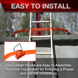 Ladder Stabilizer, Wing Span Wall Ladder for Roof Gutters,Strong & Stable，Heavy Duty，Ladder Accessories for Ladder Safety，Load Capacity 375LBS