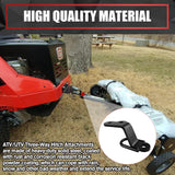 ATV UTV Three-Way Hitch Attachments Trailer Hitch Adapter Fit for ATV/UTV Type Trailers Universal 3-Way Hitch ATV Attachment