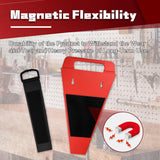 4Pcs Magnetic Wrench Organizer, Wall Mounted Magnetic Tool Organizer, Handheld Magnetic Wrench Holder SAE & Metric for Workshop